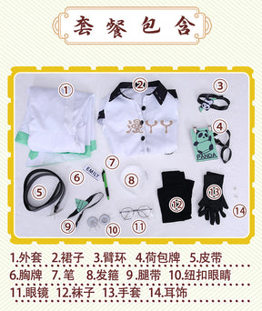 Identity V Emily Dyer Cosplay Costume For Halloween Christmas Festival Survivor Doctor Lydia Con Cloth Wig