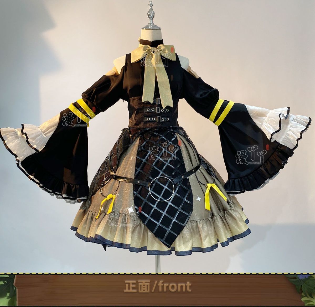 Kagaminee Rin x Rascal Collab Witchh Gothicc Halloween Cosplay Costume