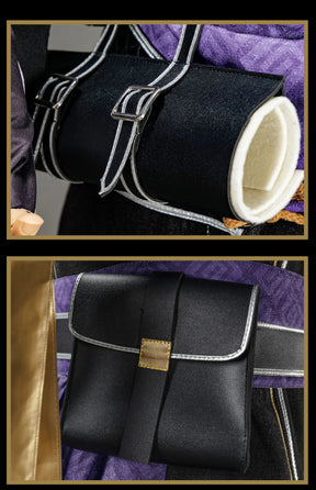 Velsor Clair Obscur: Expedition 33 Cosplay Verso Costume Men's new fantasy Halloween uniform vest shoe cover waist bag props set