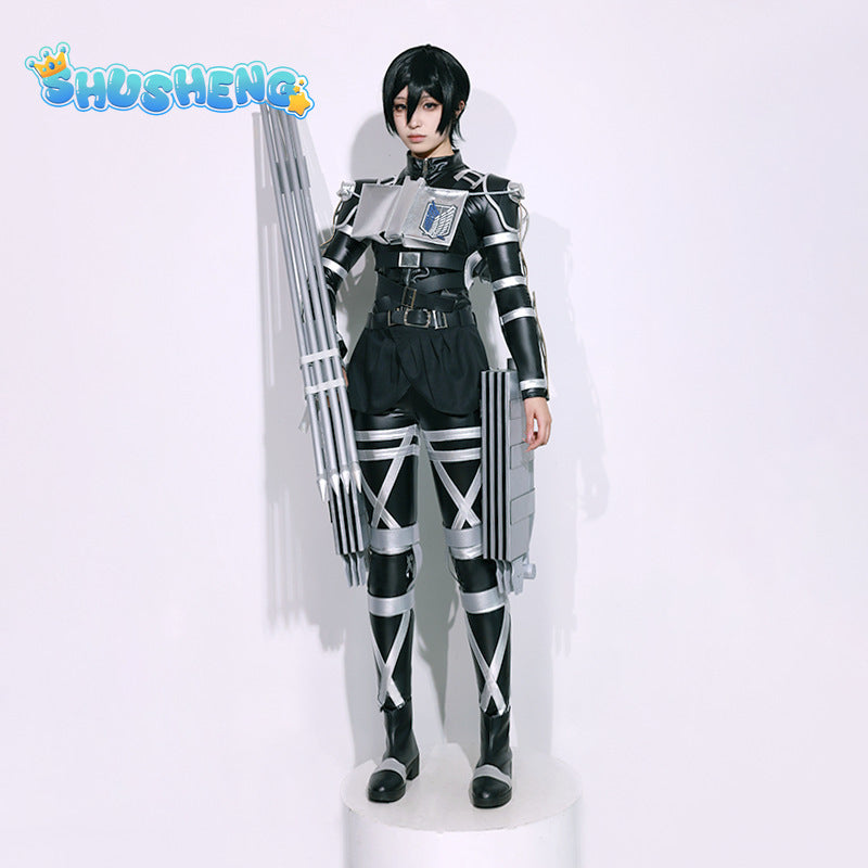 Mikasa Levi Cosplay Costume Cosplay Costume Final Season Titan Jean Levi Mikasa Ackerman Armin Connie Hange Eren Combat Suit