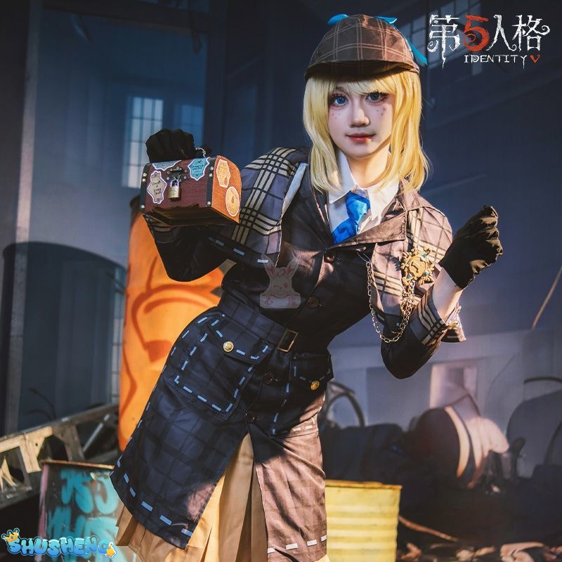 Gardener Miss Truth Emma Woods Cosplay Anime Identity V Cosplay Costume Clothes Suit Hat Party Role Play Outfit for Woman