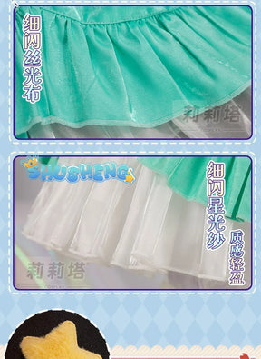 Miku cosplay cute princess Loli dress Miku wig play a full set of dresses for Christmas and Halloween