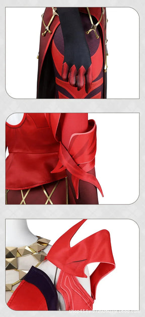 Scarlet Witch Wanda Django Maximoff Cosplay Rivals Costume Halloween Party Women Fantasy Uniform Props Shoes Wig Gloves Net Set