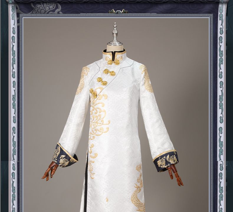 Game Identity V Cosplay White/Black Guard Cosplay Costume Chinese Wu Chang Uniform Party Role Play Clothing for Women Man