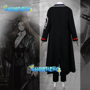 Game Limbus Company Rodya Cosplay Costumes Rodion No.0.9 Uniform Clothing Black Jacket Halloween Carnival Costumes Anime