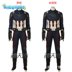 Infinity War Captain America Cosplay Avengers Costume Superhero Spandex Halloween Costume Suits Adult