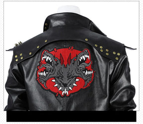 Arcang2 lol VI cosplay costume leather coat men women uniform suit Halloween party Carnival role play outfits Shusheng