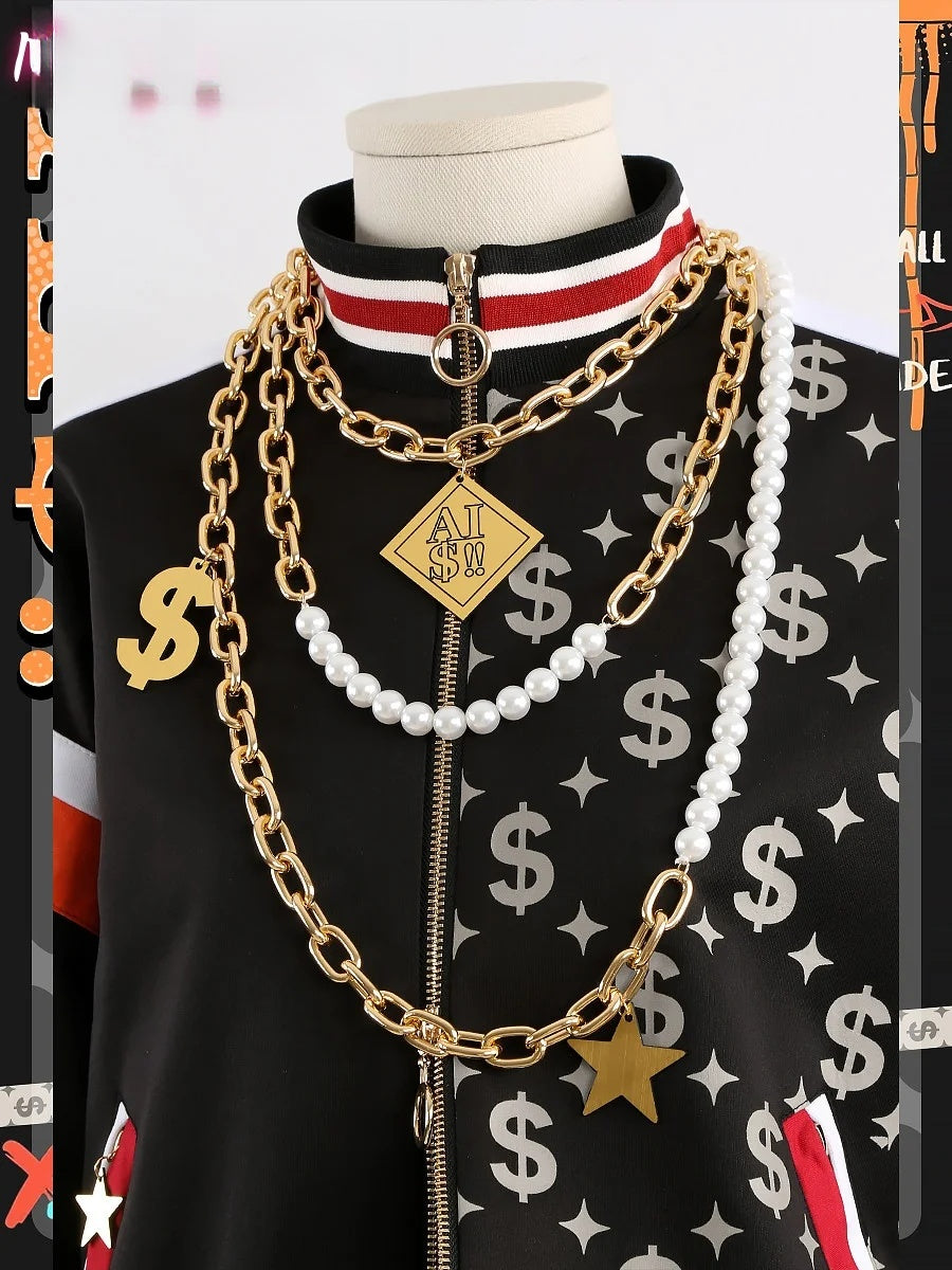 Shusheng-R Ensemble Stars Amagi Hiiro/Amagi Rinne Cosplay Costume Full Set Uniform Props Accessories Halloween Carnival Party