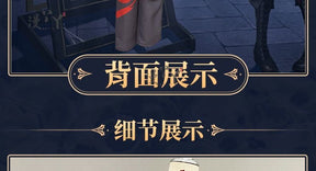 Identity V Edgar Valden Painter Multi-Colour Printing Cosplay Costume Exaggerated Feather Suit Hat Set Role-play Wig Shoe Outfit