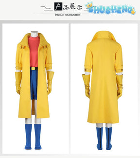 Super Villain Fantasia X 97 Cosplay Jubilee Cosplay Costume Disguise For Girls Women Adult Coat PantsHalloween Carnival Suit