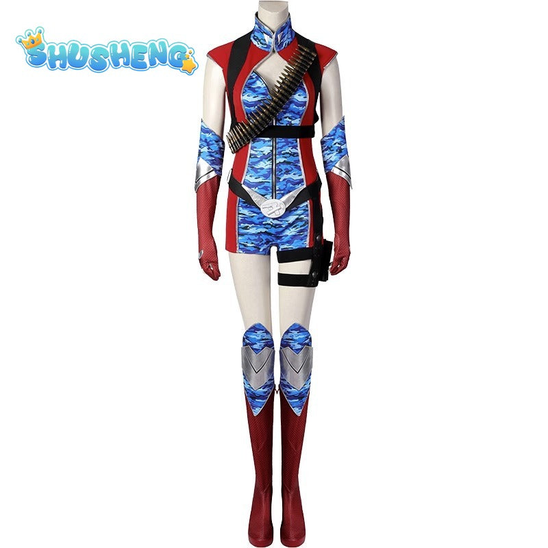 Carnival Halloween The Boys Season 4 Firecracker Cosplay Costume New Heroine Bullets Outfit Battle Jumpsuit With Props