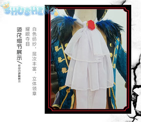 Identity V Mr Swifts acrobat cosplay costume winter warm velvet cotton set gorgeous elegant hat bag prop woman man party uniform