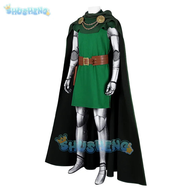 Fantastic Four Doctor Doom Cosplay Costume Uniform Halloween Carnival Party Christmas Play Role Clothes Clothing