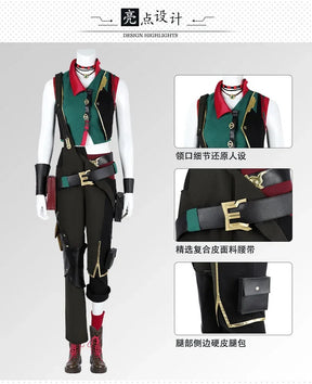 Arcane Season 2 Jinx Cosplay Costume BAOBAO Overall Uniform Halloween Carnival Party Christmas Play Role Clothes Clothing