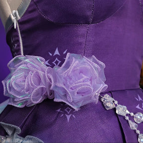 Shusheng-N Game LOL Prestige Crystal Rose Lux Cosplay Costume Game LOL Lux Cosplay Outfit Halloween Women Suit New Skin