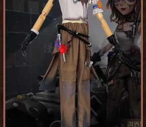 Game Identity V Demi Bourbon Barmaid Cosplay Costume Protective goggles hats gloves accessories props Halloween party New Set