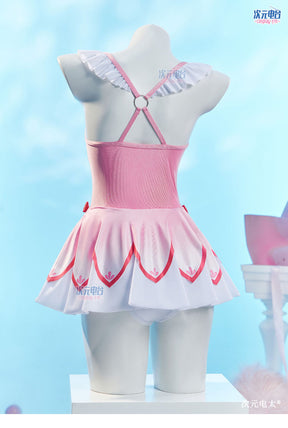 Shusheng-R Anime Puella Magi Madoka Magica Kaname Madoka Jumpsuit swimsuit Cosplay Costume S-XL