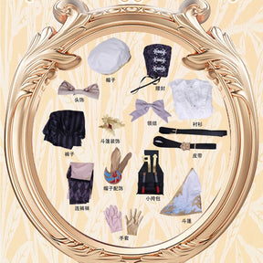 Edgar Valden Cosplay Costumes Identity V Costume Game Painter Golden Ratio Sweet Uniform Halloween Party Role Play Clothing