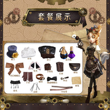 Perfumer Refiner Vera Nair Cosplay Costume Game Identity V Anime Roleplay Suit Halloween Carnival Party Uniform