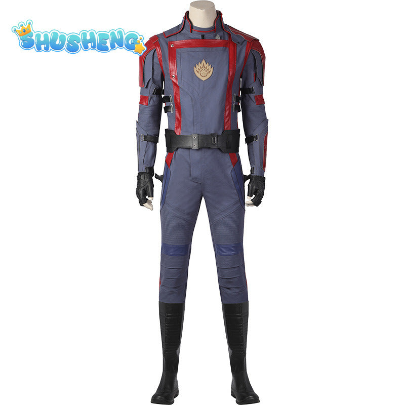 Guardians of the Galaxy 3 Star Lord Cosplay Costume Kids Men Peter Quill Superhero Halloween Bodysuit Jumpsuit Zentai Suit