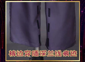 Identity V Anime Game Frederick Kreiburg Cosplay Costume Composer Wig Tailcoat Uniform Coat Adult Man Halloween Carnival Suits