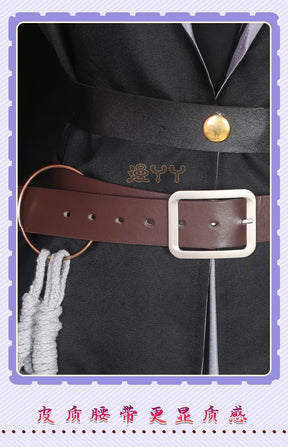 Game Identity ⅤAda Mesmer Psychologist Cosplay Costume Psychologist  Black  Woman Sexy  Suit