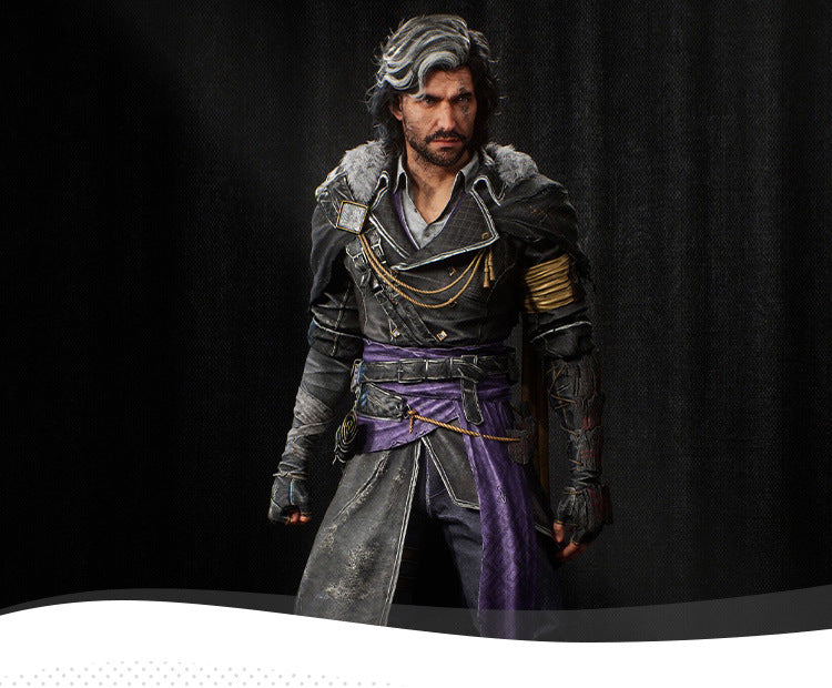 Shusheng-R Clair Obscur:Expedition 33 Verso Cosplay Costume Halloween Men's Fantasy Uniform Coat Props Shoes Accessories Set