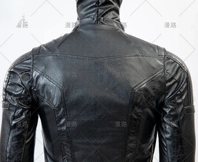Superhero Matt Murdock Movie Daredevil 2 Cosplay Costume Halloween Men High Quality Leather Tight jumpsuit Gloves Props New Set