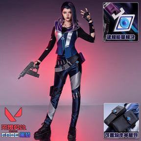 Game Cosplay Series:  Fade -Valorant Cosplay Outfit/Props Costume full set Shushengcos S-XL