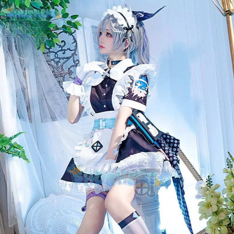 Honkai: Star rail cos Silver Wolf maid set cosplay game costume girl