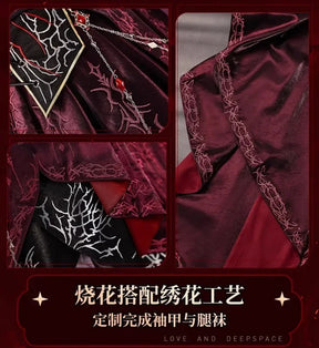Love and Deepspace Heroines Cosplay Costume Abysm Sovereign Dress New Combat Outfit Hunter Uniform Tail Halloween Women Girls