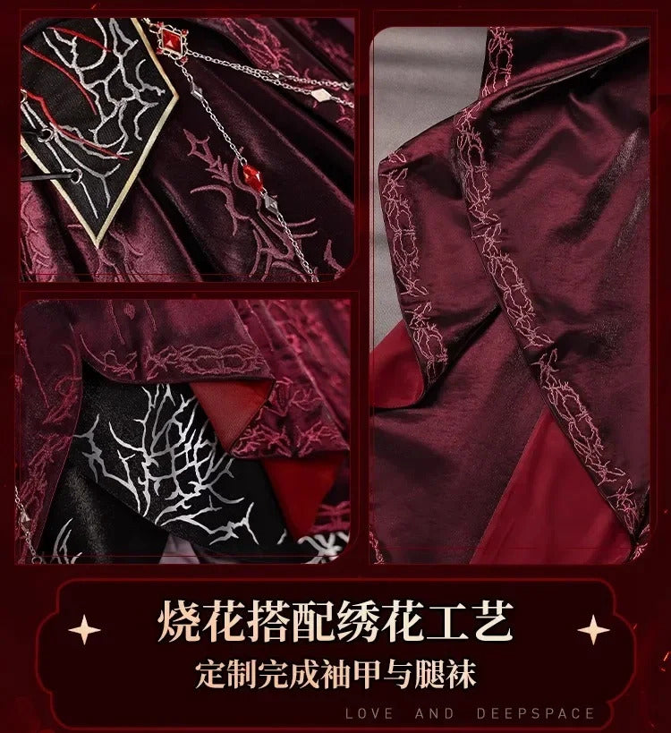 Love and Deepspace Heroines Cosplay Costume Abysm Sovereign Dress New Combat Outfit Hunter Uniform Tail Halloween Women Girls
