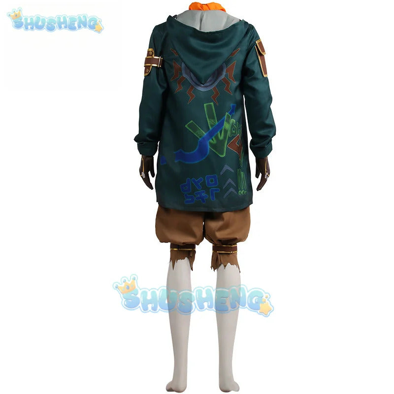 LOL Arcane Ekko Guardians of the Future Cosplay Costume Cos Game Anime Party Uniform Hallowen Play Role Clothes Clothing