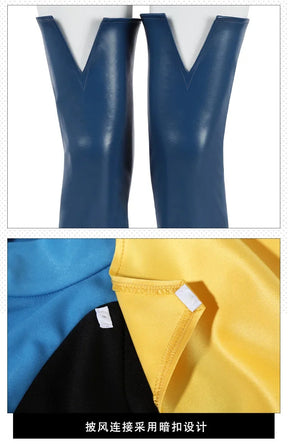 Shusheng-R Dispatch Blonde Blazer Cosplay Costume Superhero 3D Jumpsuit Shoes Sexy Women Zentai Female Halloween Party Bodysuit