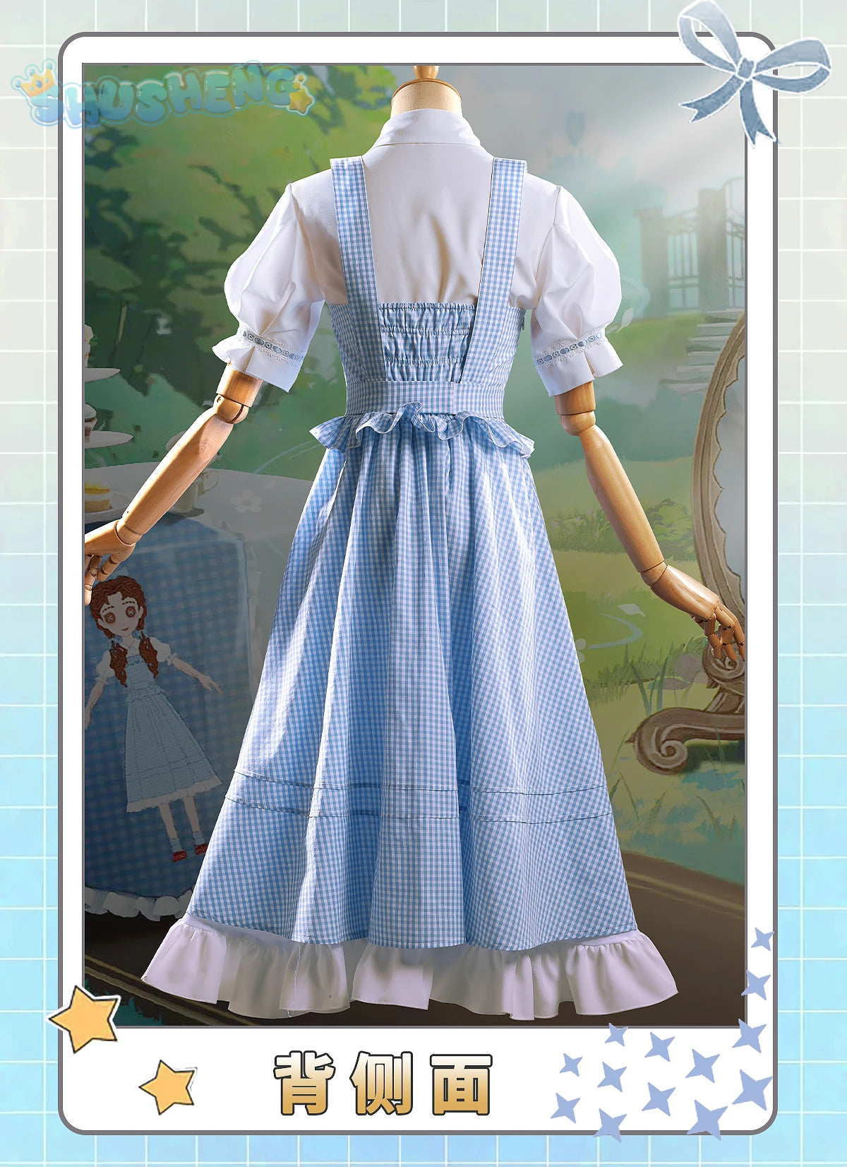 Game Identity V Little Girl Dorothy Dress Cosplay Costume For Women Cute Picnic Dorothy Uniform Hallween Carnival Shusheng