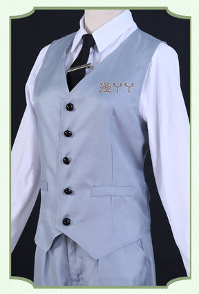 Blue Lock Anime Cosplay Costume Reo Mikage DK School Uniform Embroidery Suit Rose Net Sythetic Fibers