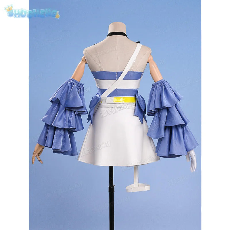 Dragon King The Gate to Cassell Jörmungandr Cosplay Xia Mi Costume Halloween party sweet dress props wig accessories Woman set
