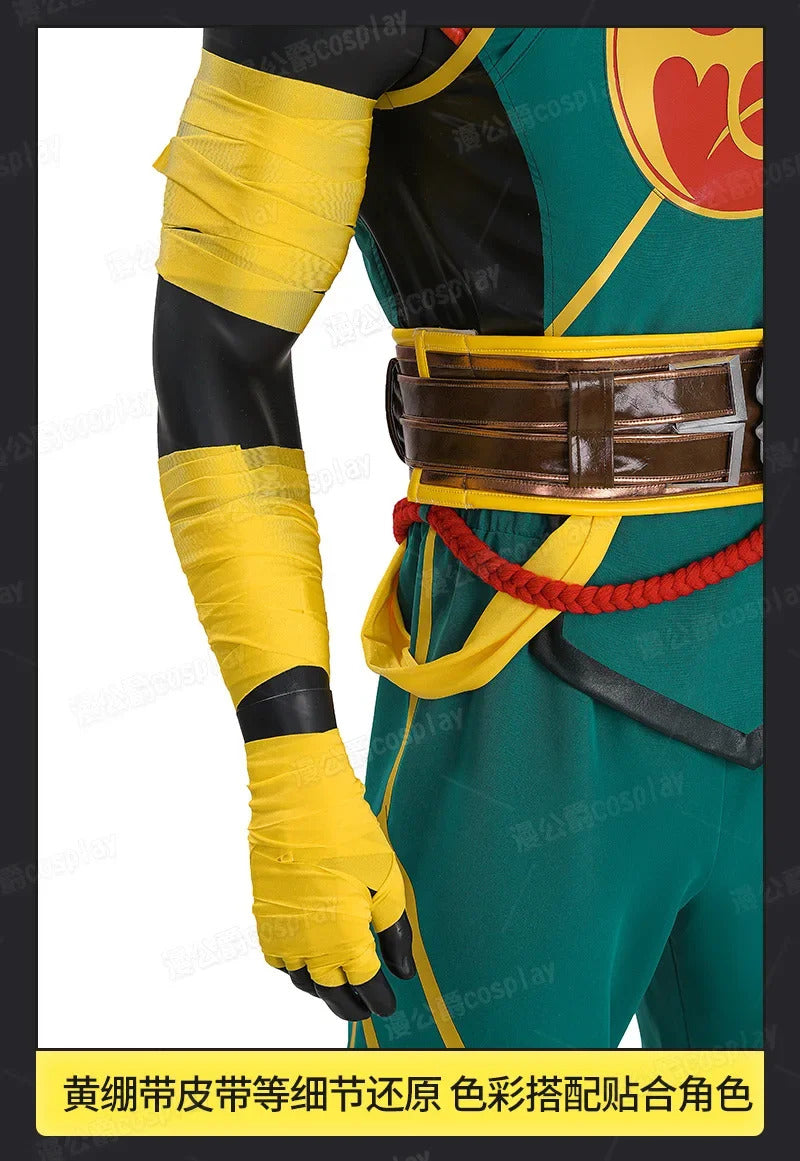 ‌Iron Fist‌‌Lin Lie‌ Cosplay Costume Uniform Halloween Carnival Party Christmas Play Role Clothes Clothing for Men