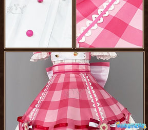 Anime Aikatsu Hoshimiya Ichigo Cosplay Costume Uniform Halloween Party for Women Men Carnival Props