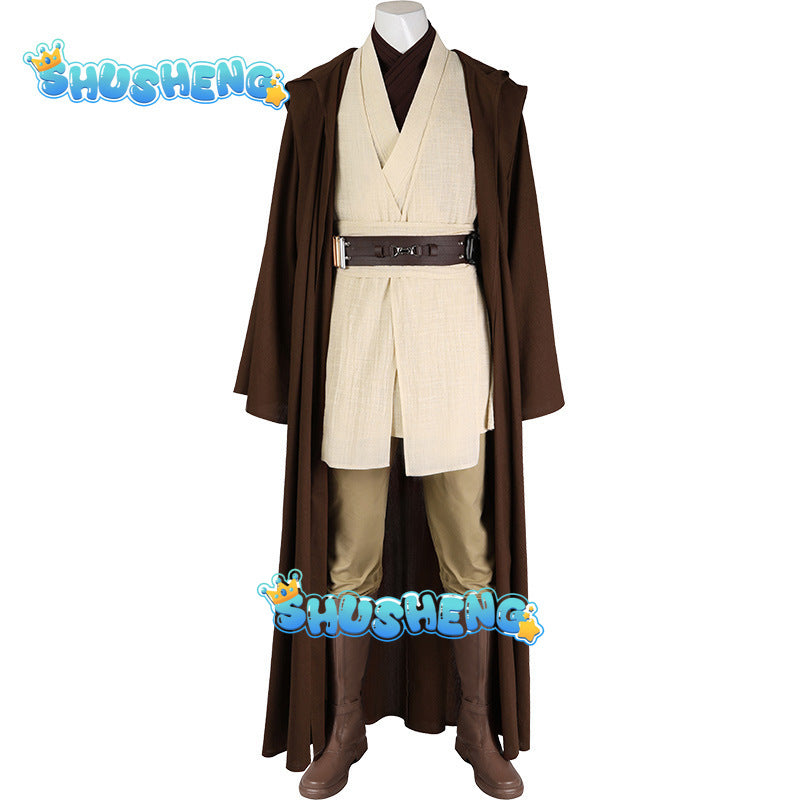 Obi Wan Kenobi Cos Costume From Star Wars Series Halloween Costumes for Man Cos Costume Man Anime Cos