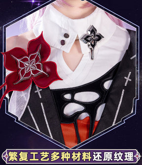 Shusheng-R Honkai：Star Rail March 7th Evernight Cosplay Costume Uniform Halloween Carnival Party Christmas Play Role Clothes Clothing