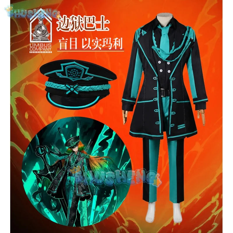 Ishmael Cosplay Blindly Fantasy Anime Game Limbus Company Costume Disguise Adult Women Roleplay Fantasia Outfit Female Halloween