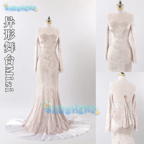 Alien Stage R5 round5 Mizi Cosplay Evening Dress Costume IDOL Performance Clothes Halloween Women Facny Costume Party Outfit
