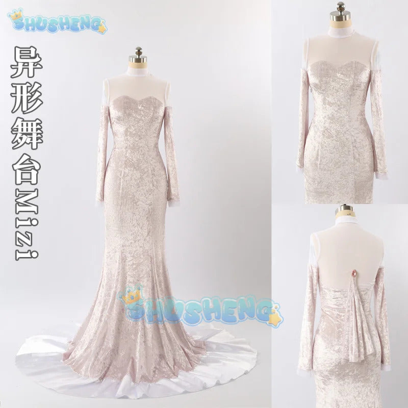 Alien Stage R5 round5 Mizi Cosplay Evening Dress Costume IDOL Performance Clothes Halloween Women Facny Costume Party Outfit