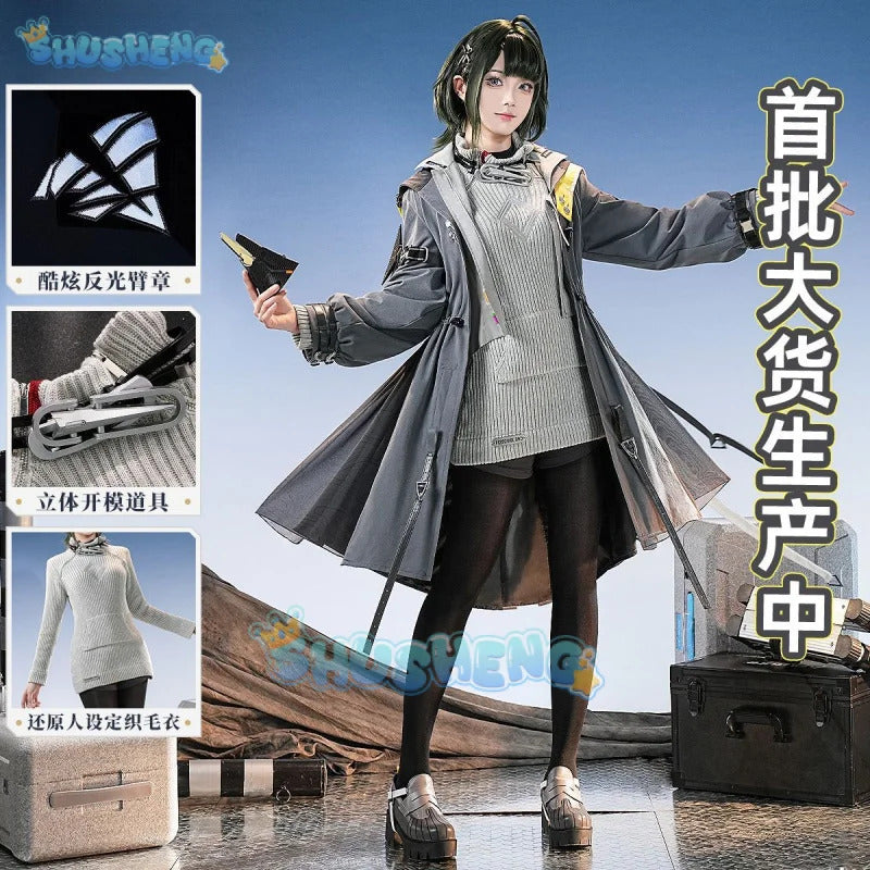 Arknights: Endfield Endministrator B Cosplay Costume Uniform Halloween Carnival Party Christmas Play Role Clothes Clothing