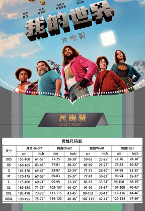Steve Movie Cosplay Costume Halloween Carnival casual blue short sleeved men's and women's fashionable T-shirt