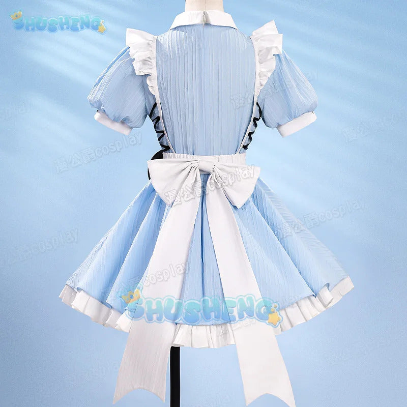 LoveLive μ's X GIGO Full Set Cosplay‌‌ Concert Costume Maid Uniform Halloween Carnival Party Christmas Play Role Clothing