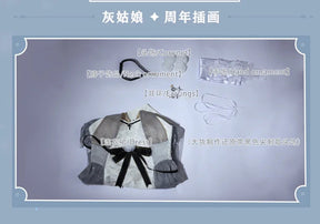 NIKKE：The Goddess of Victory Cinderella Cosplay Costume Anniversary Illustration Dress Halloween Carnival Sweet Lolita Uniform