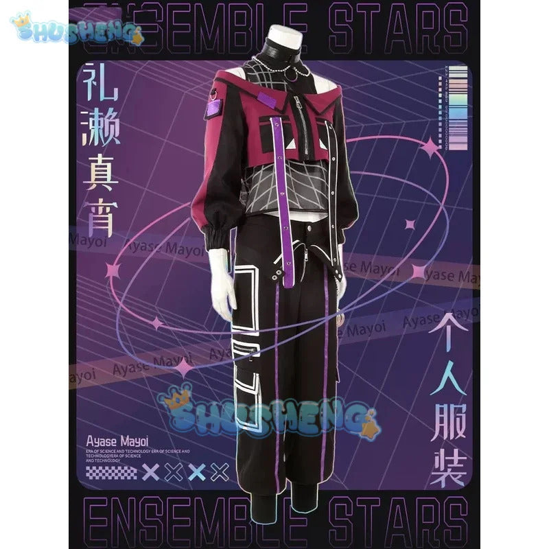 Ensemble Stars Ayase Mayoi  Cosplay Costume Uniform Hallowen Carnival Party Play Role Clothes Clothing for Women MenShusheng