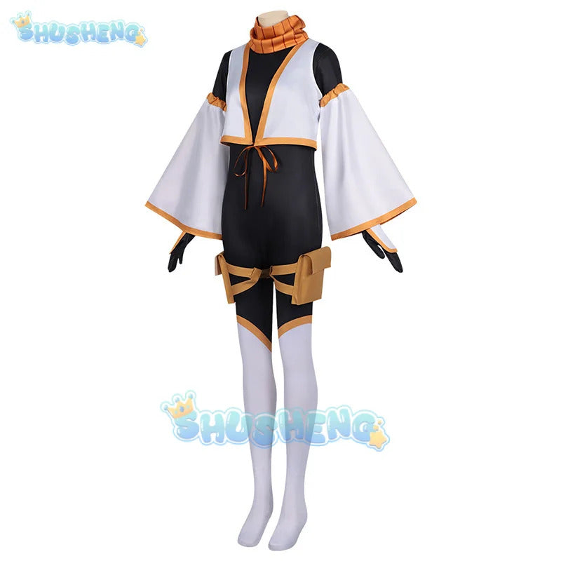 Kanae Natsumi Cosplay Costume Jumpsuit Anime I'm Living with An Otaku NEET Kunoichi Headwear Halloween Party Women Girls Props